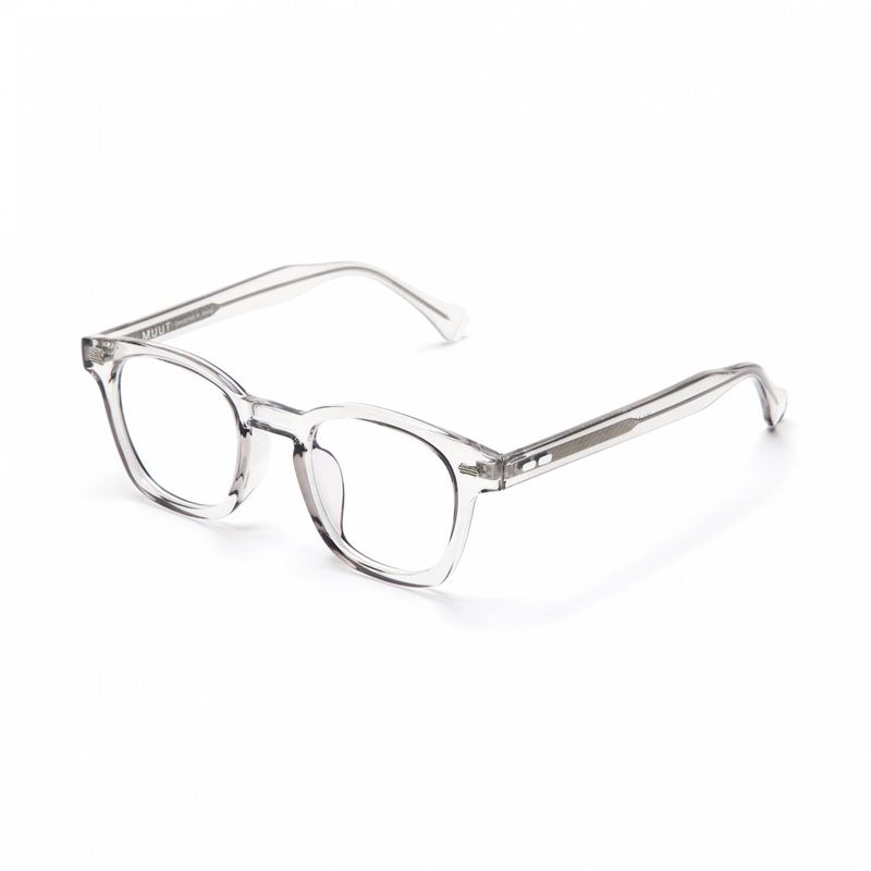 Horn-Trimmed Transparent Glasses Y.LAB 01 C07
