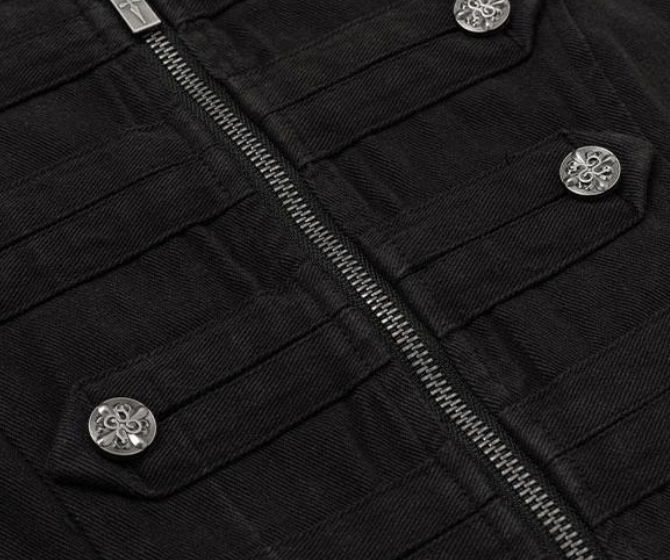 Helena High Neck Military Jacket