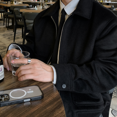 Premium Signature Blended Wool Jacket