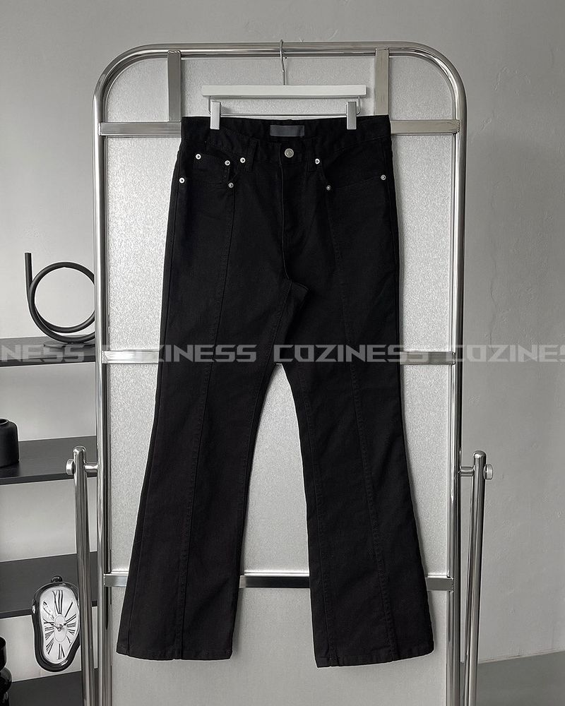 EN twill slit bootcut pants (S ~ L)