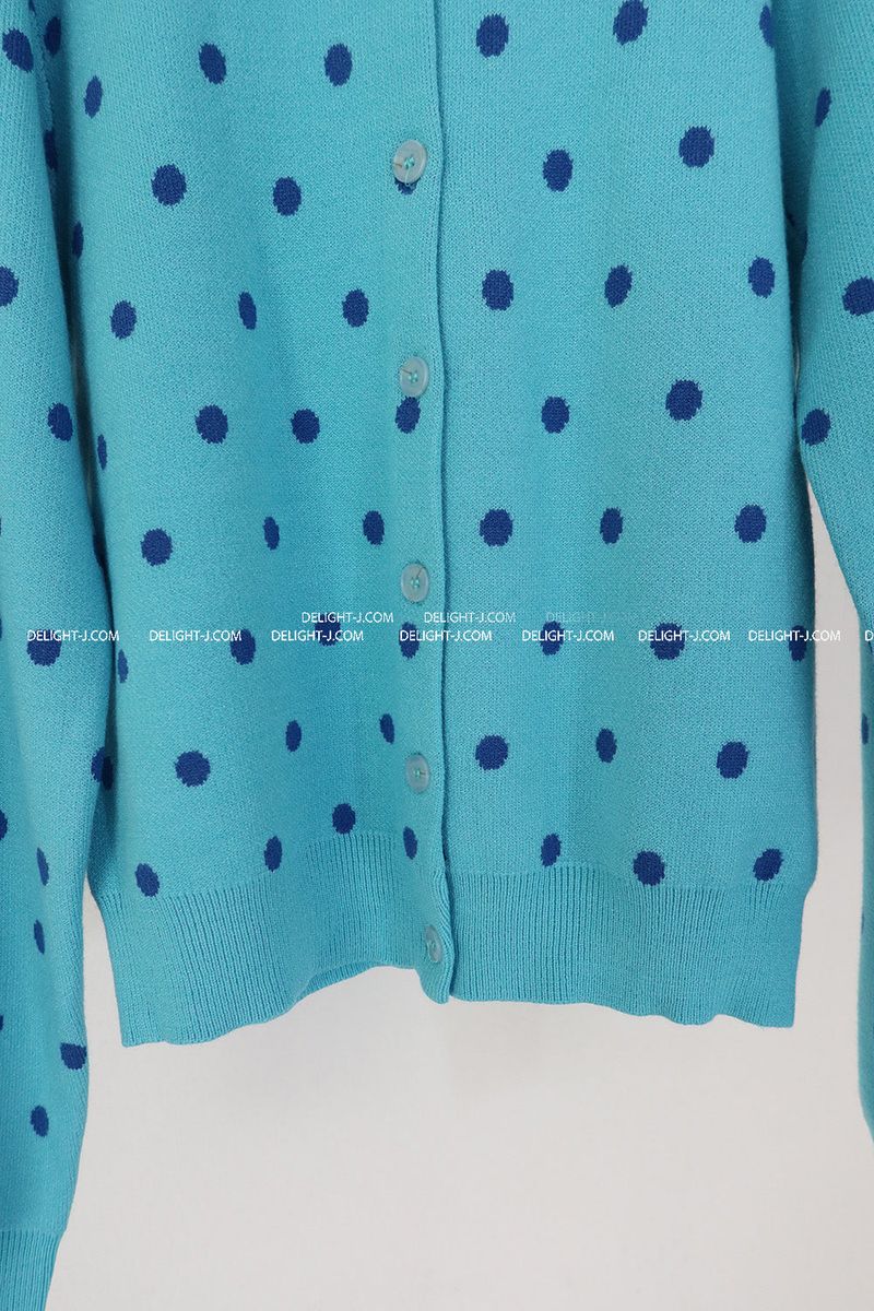 Dot dot basic cardigan