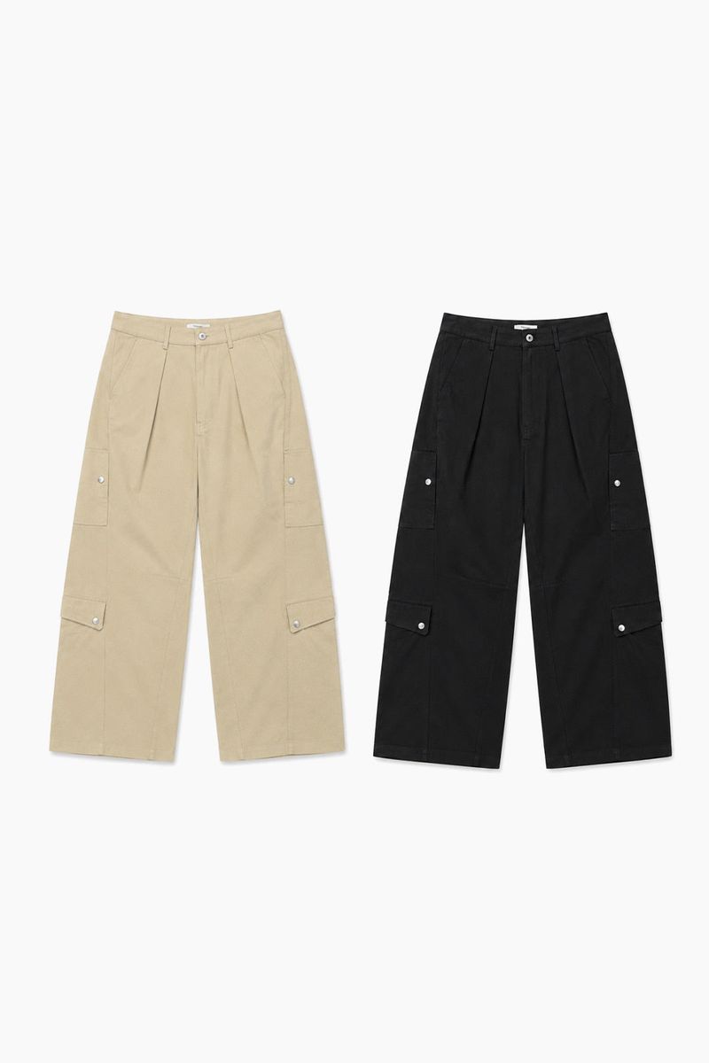 Arc panel wide pants