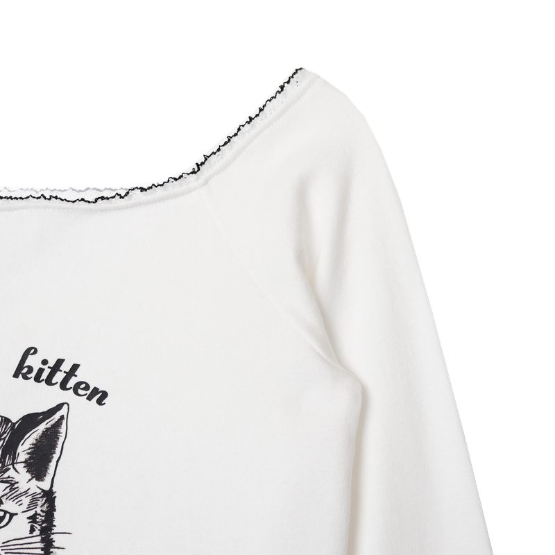 KITTEN LACE TOP