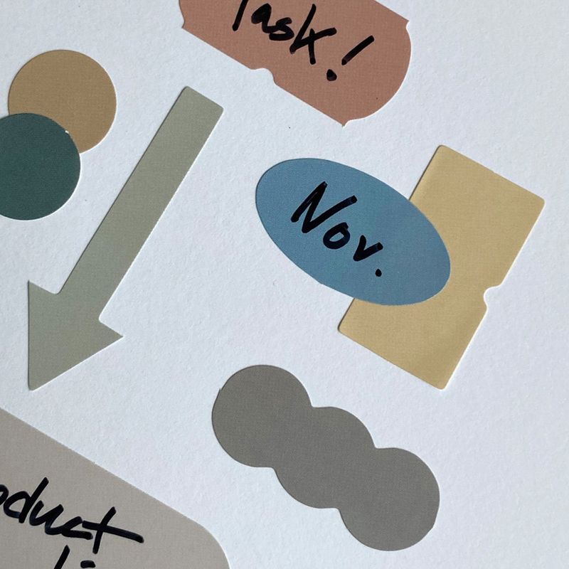 [sticker] color label