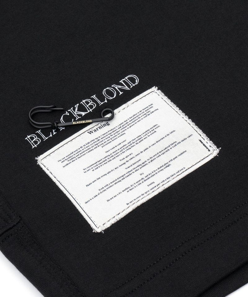 BBD ヴィンテージクラッシュ スウェットショーツ (Black)