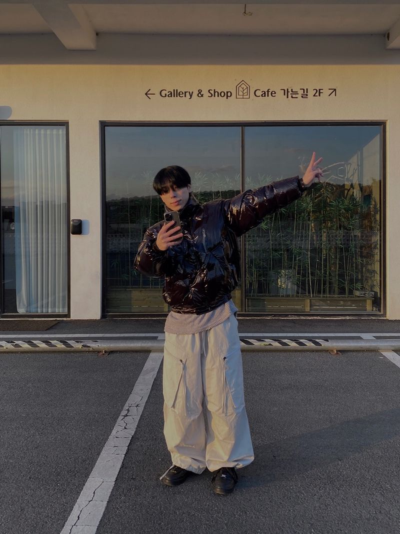 Double Zip Wing Cargo Balloon Pants 2C