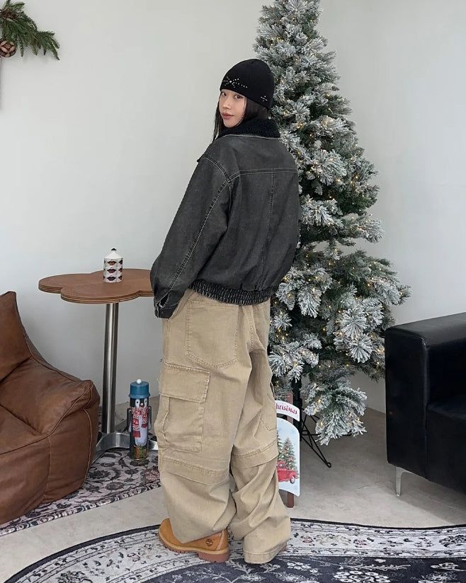 Reper Washed Balloon Cargo Pants