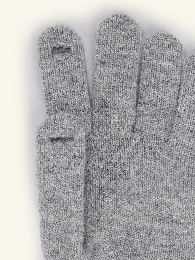 Two-tone Melange Gloves