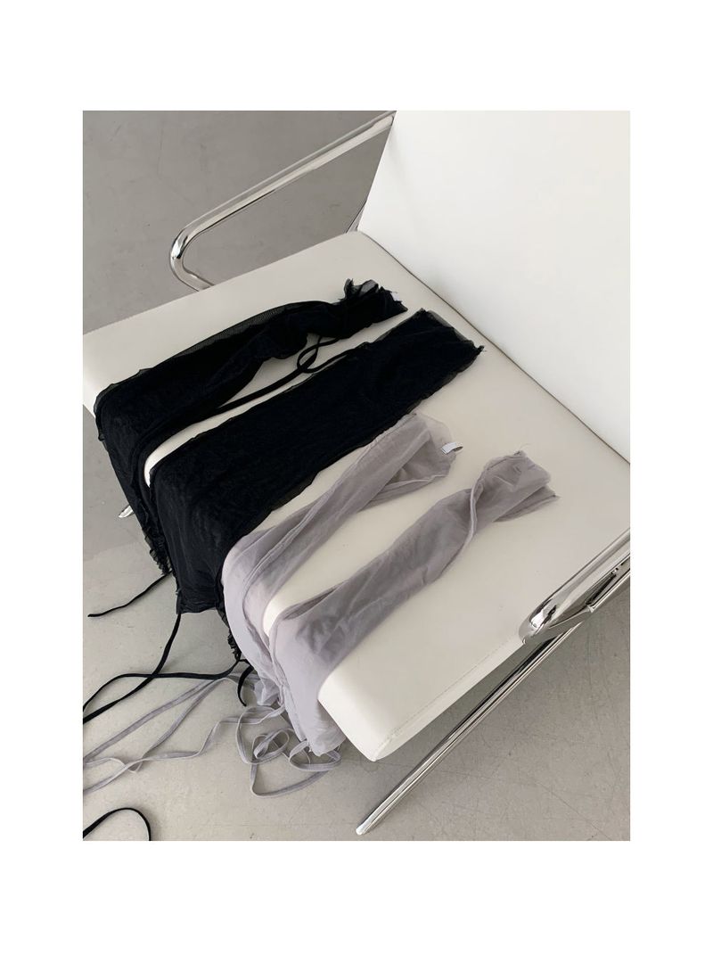 Strap mesh leg warmer