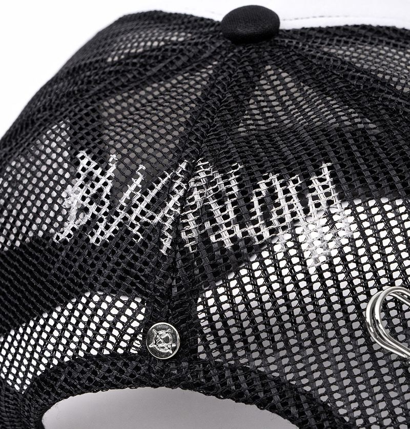 BBD Graffiti Metal Logo Trucker Mesh Cap (Black)