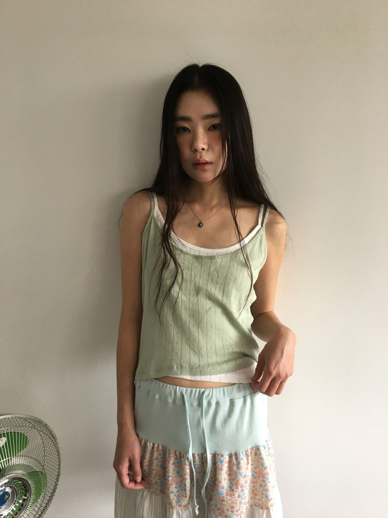 Mani patchwork skirt (2color)