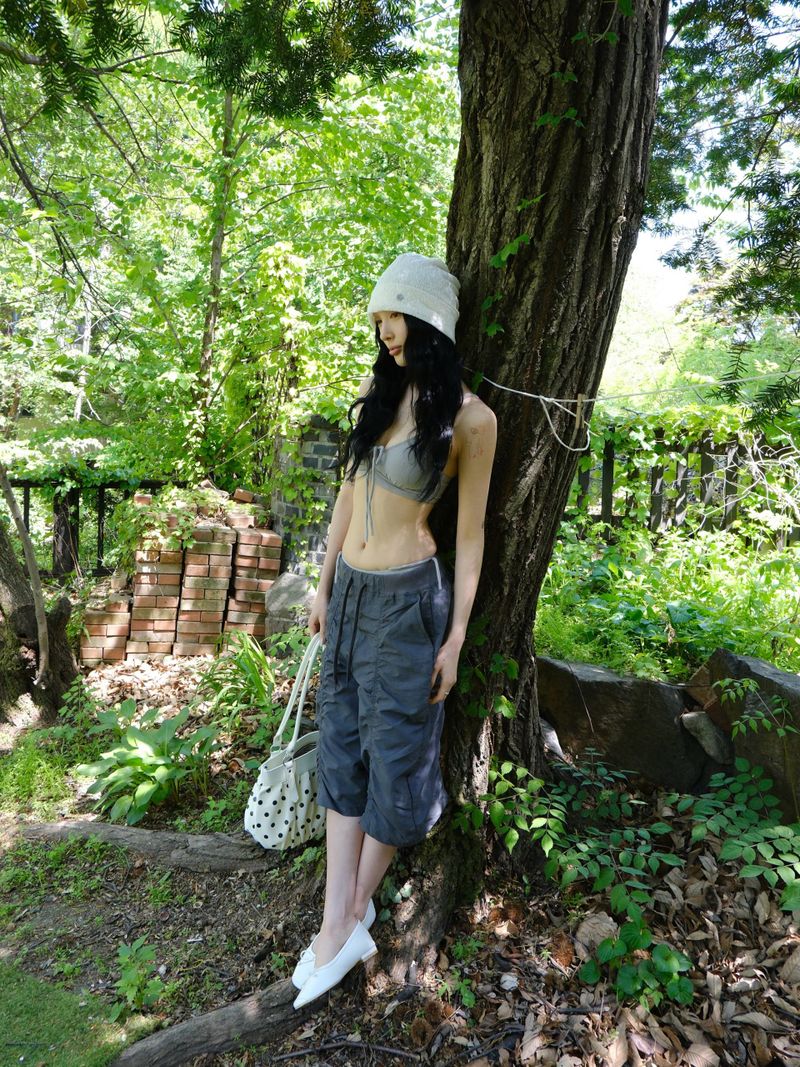 shirring capri pt