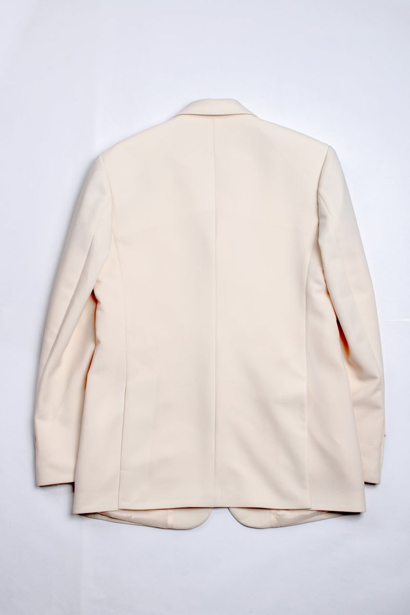 Cream Window Tailored Jacket