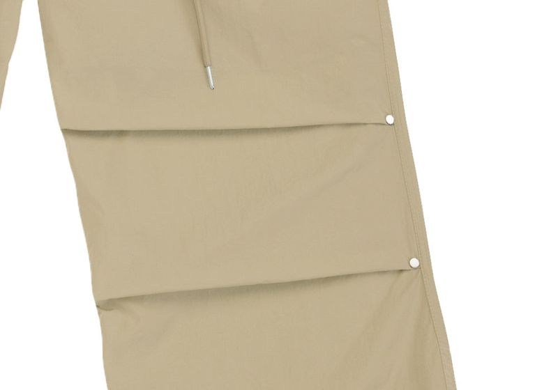 HIDDEN BUTTON PANTS_KHAKI
