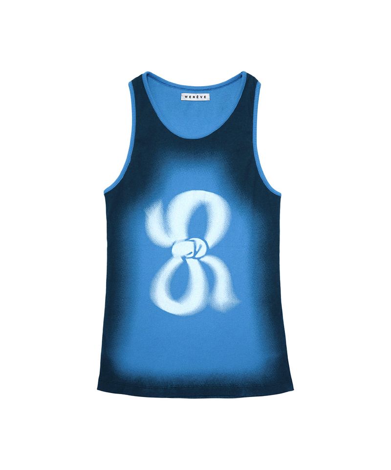 WEREVE（ウィレブ）の「printing tank top_ocean blue（Tops）」