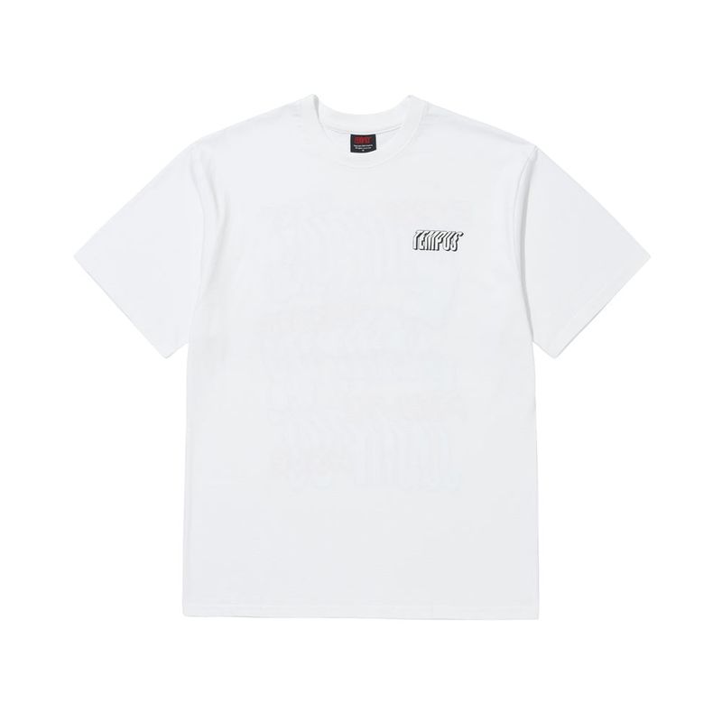 TEMPUSSTUDIO（テンプススタジオ）の「CLOUD GRAPHIC T-SHIRT [WHITE]（Tops）」