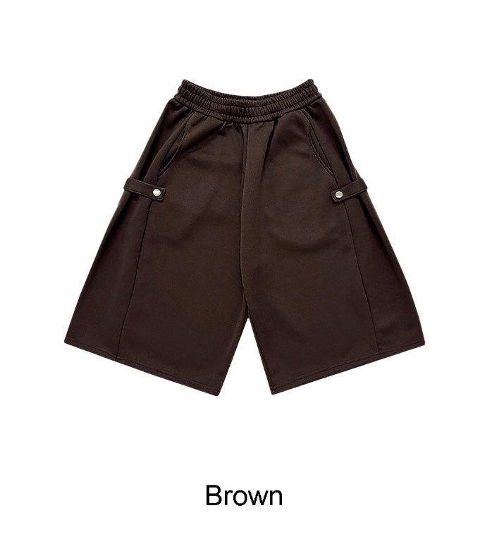 Karoon Button Bermuda Pants