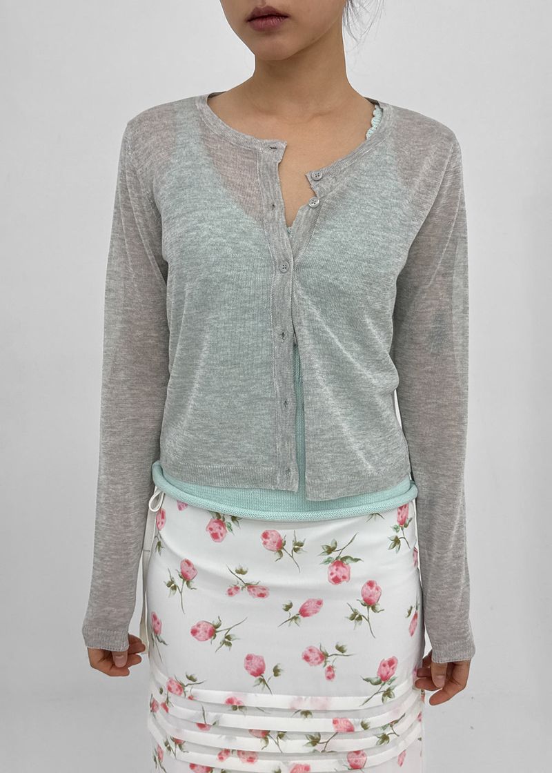 [MADE] Shayden Round Linen Knit Cardigan