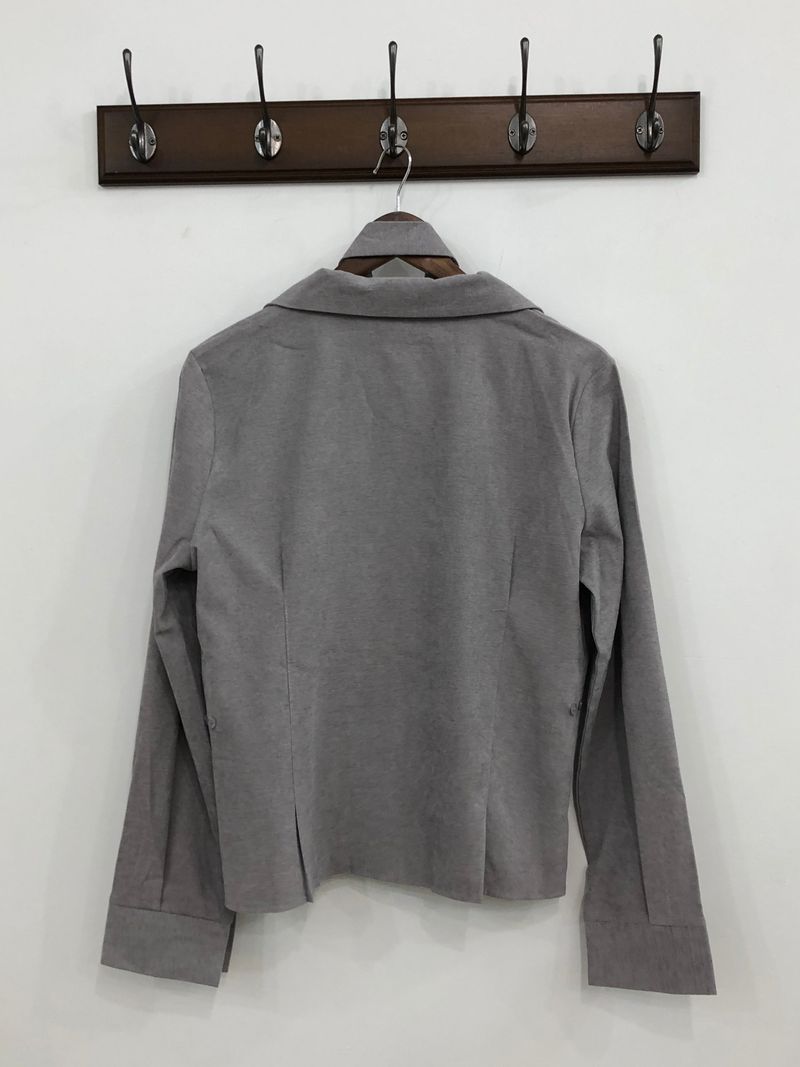 Dual Tie Pintuck Line Shirt