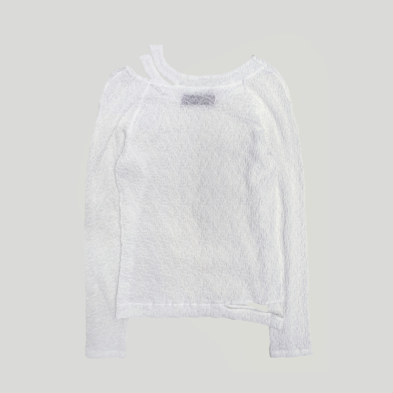 CUT-OUT RAGLAN SLEEVE TOP
