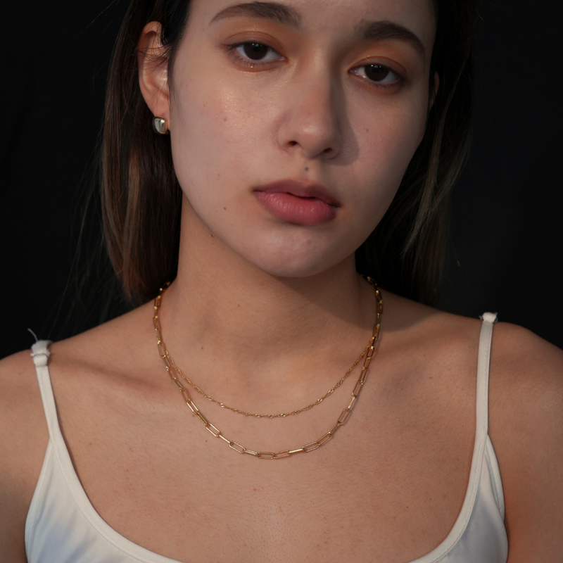 twins sparkle necklace