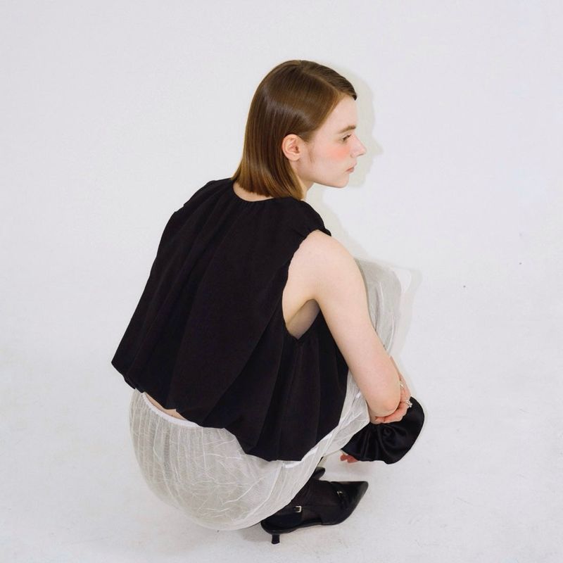 Frill Balloon Top - 3colors