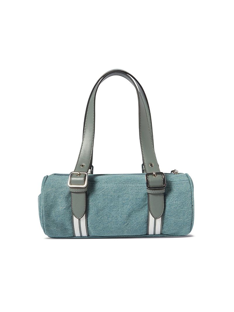 P.O.M POUCH CIRCULAR BAG (DENIM)