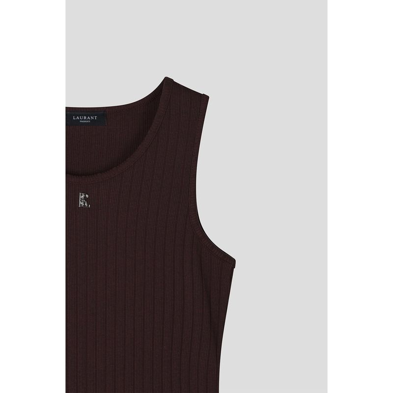 High ribbed logo sleeves(Black)