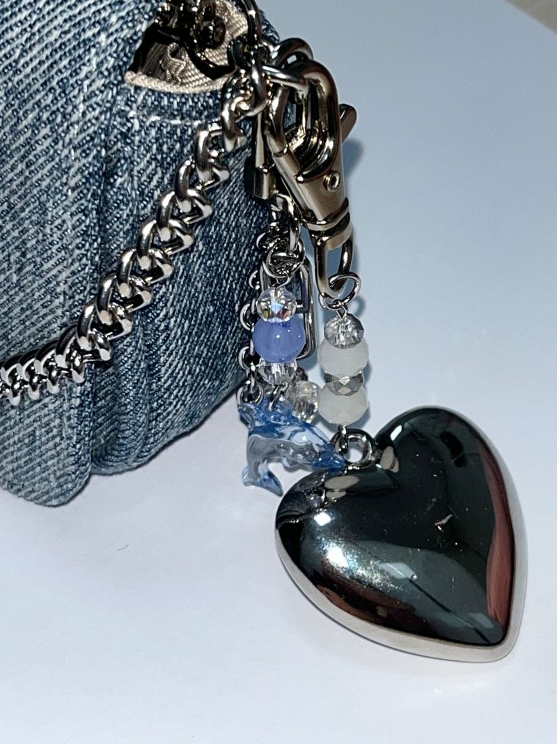 MADE silver love Keyring