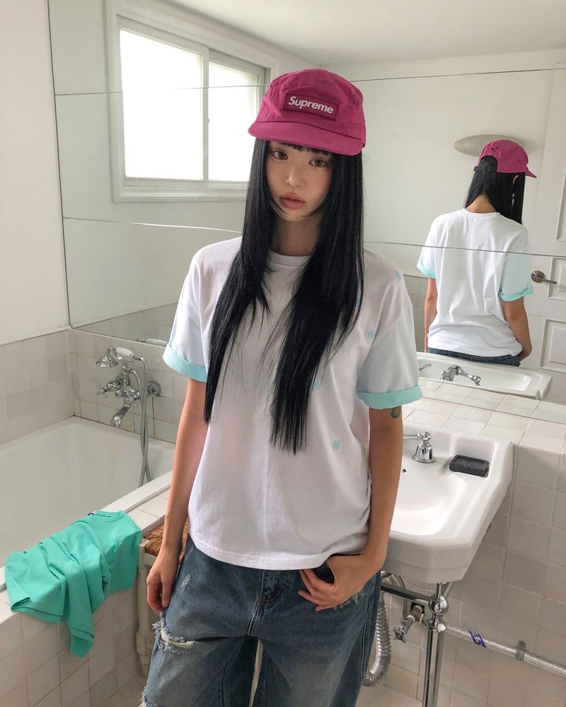 WONDER WONDER（ワンダーワンダー）の「ネルトンロールアップショートスリーブTシャツ（トップス）」