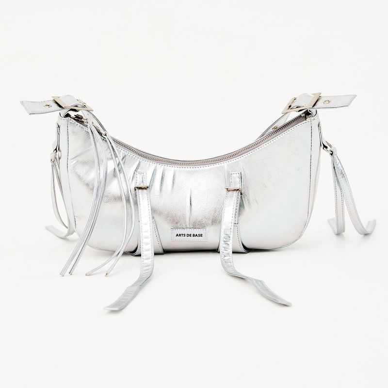 Silver Hobo Bag