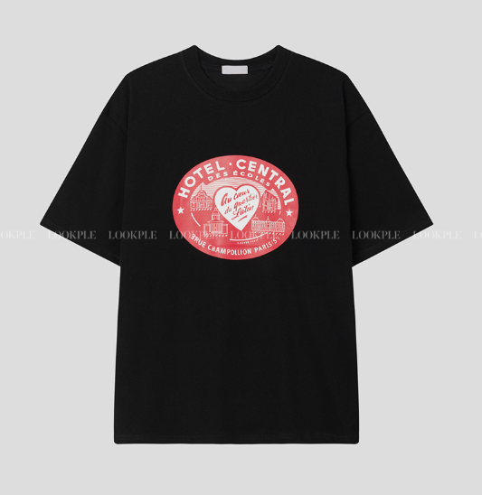 No-Mace Central Print Overfit Short Sleeve