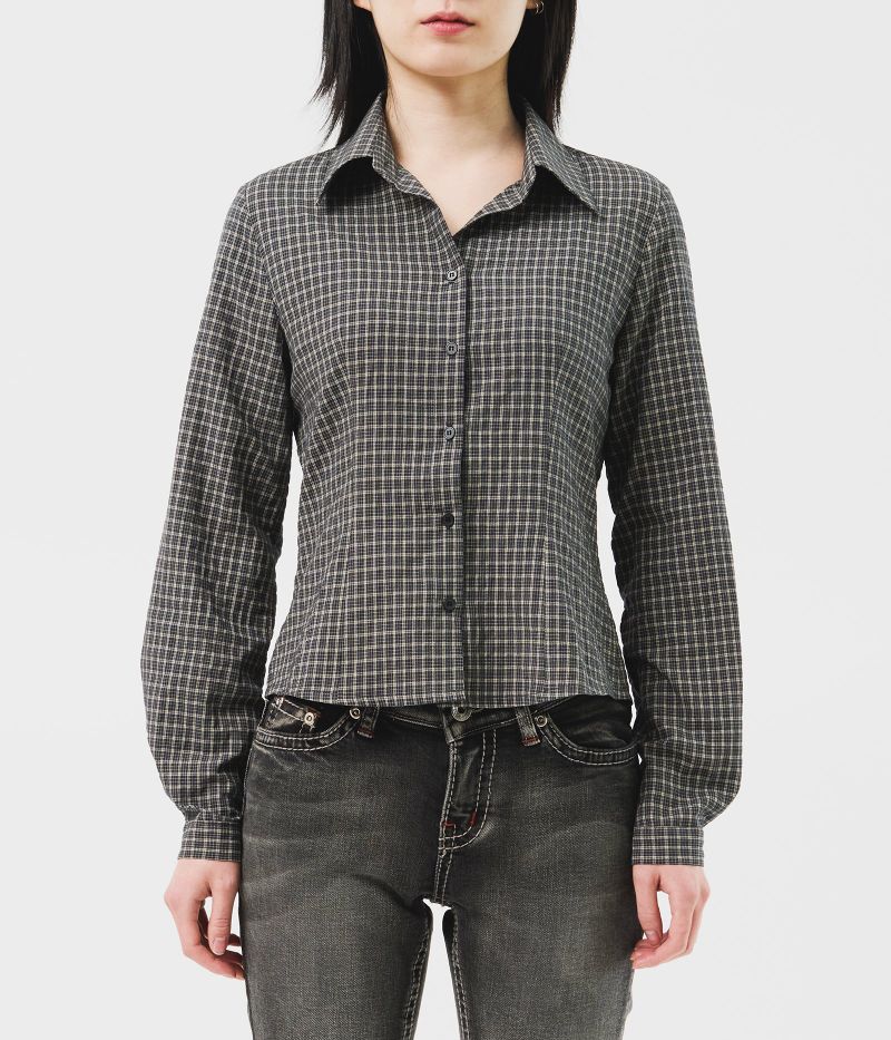 HIFIFNK(ハイファイファンク)の「(W) Muer Checked Shirt (3color)(Tops)」