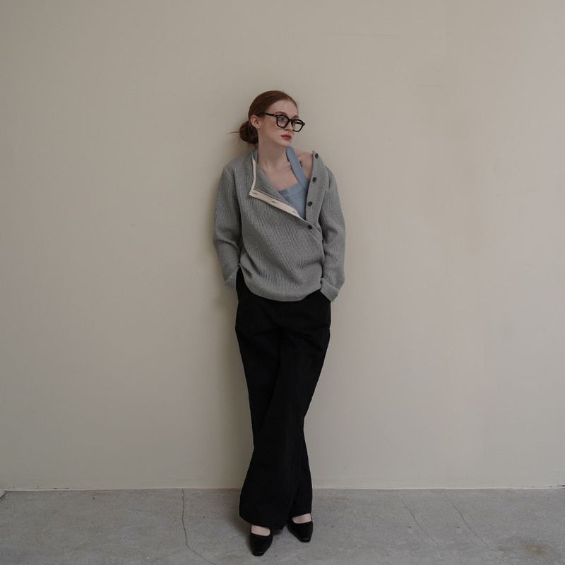 Black Wide Wing Pants