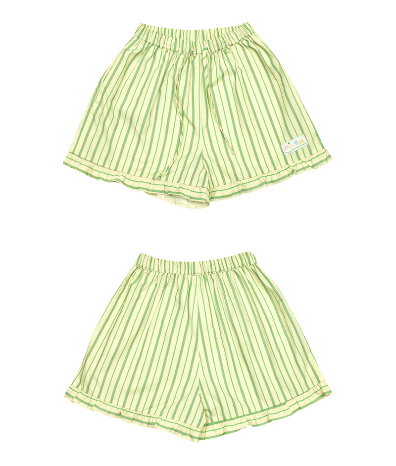 Frilly Pajama set / Green