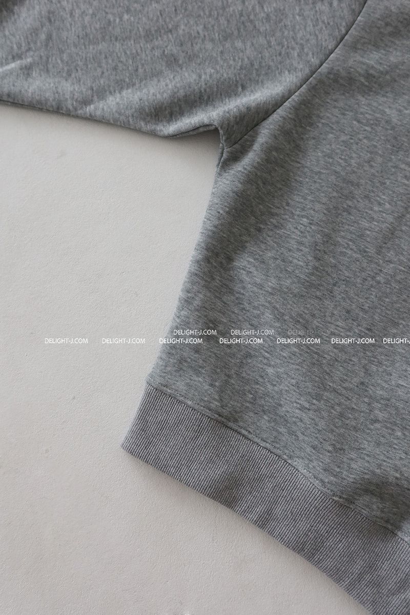 Ball stud off-shoulder sweatshirt