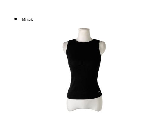 Nattie Basic Pendant Ribbed Sleeveless