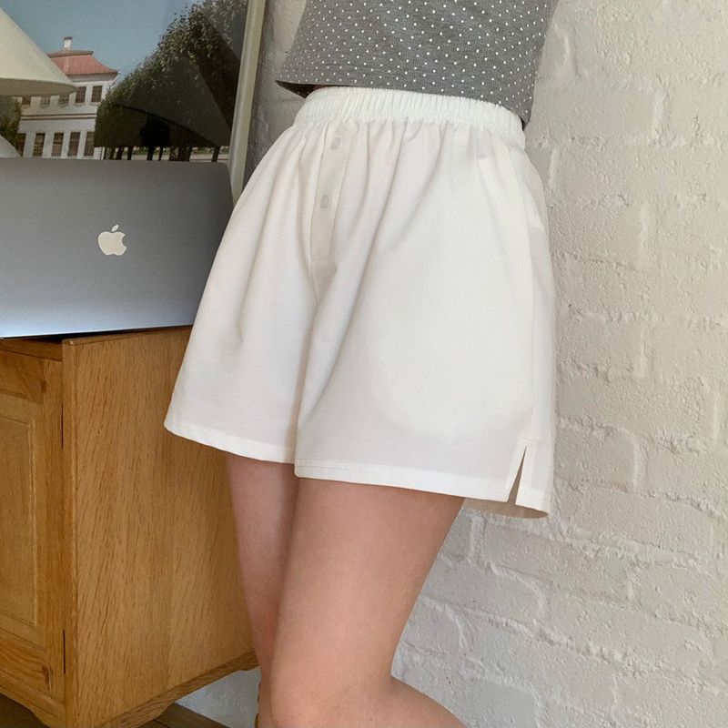 [MADE] Soft waist elastic shorts