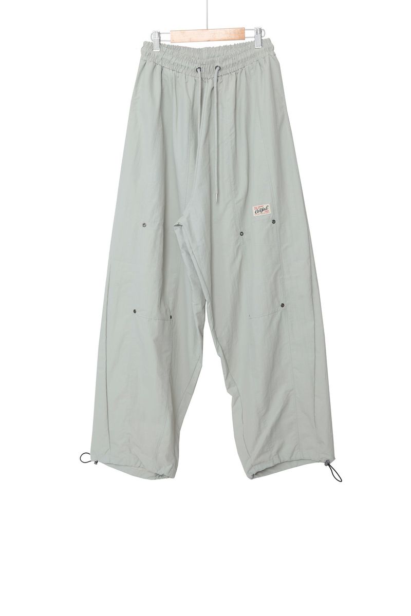 eyelet string nylon pants