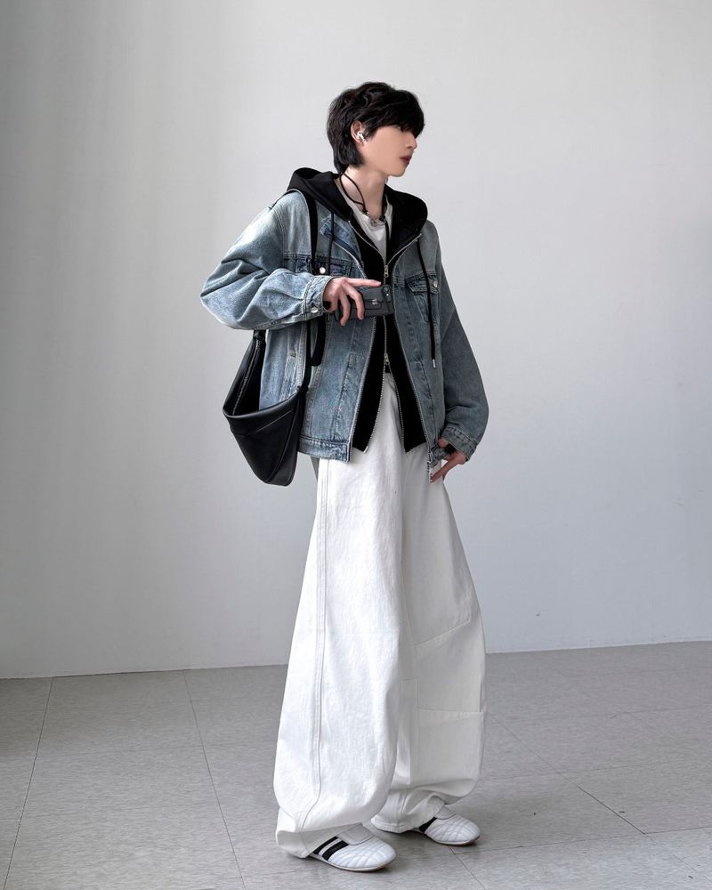Mark Non Collar Denim Jacket