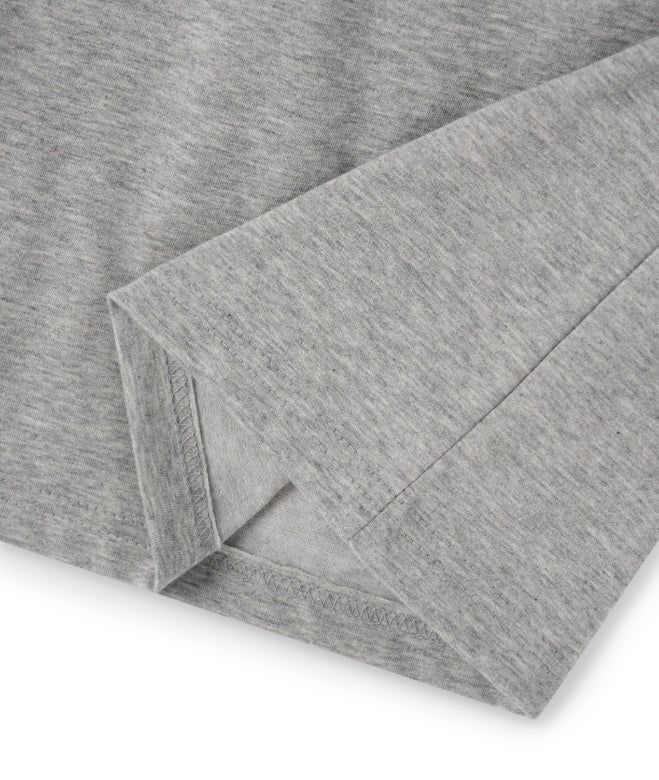 Seren check roll-up short-sleeve tee