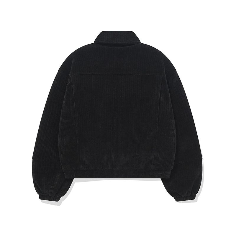 Corduroy bomber jacket / Black