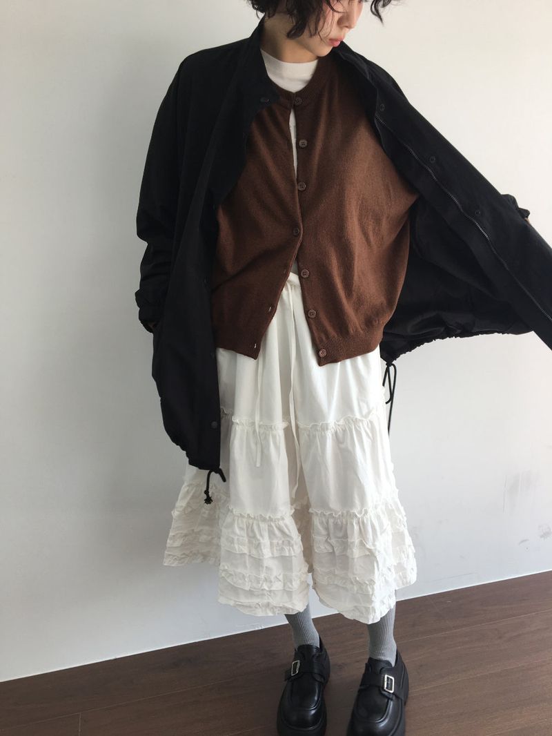 Yacht Frill Tiered Skirt (1color)
