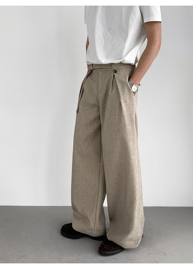 Alden Belted Wide Trousers
