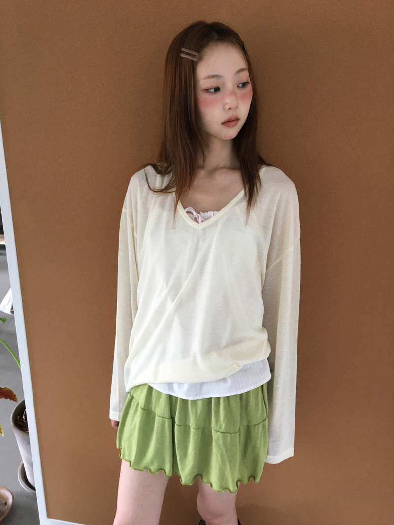 My tiered skirt (2color) 