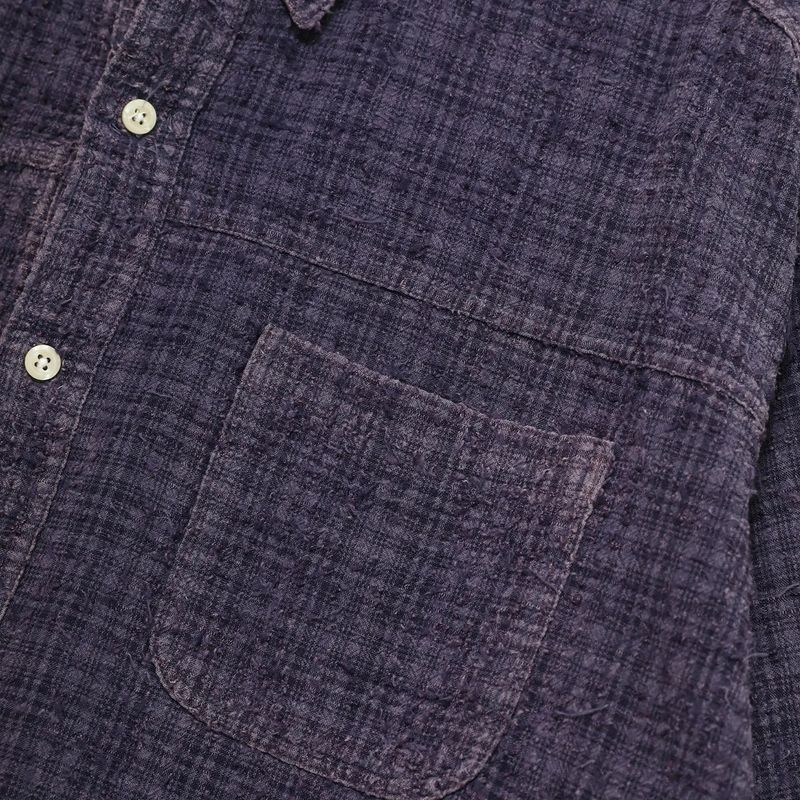 FADED TEXTURE CHECK SHIRT