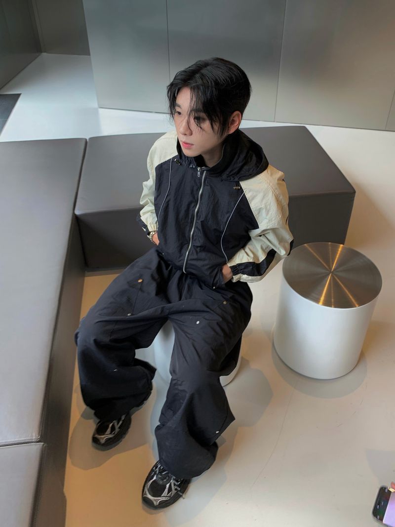 Cynical Curve Nylon Windbreaker 2C