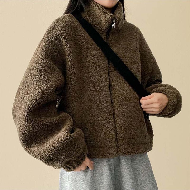 Pelo Thick Dumble Fleece Zip-Up Jumper