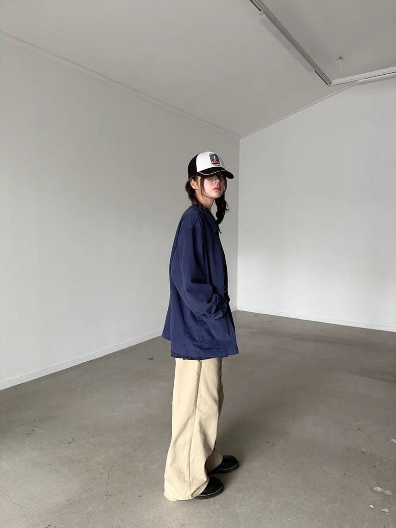 peach work jacket