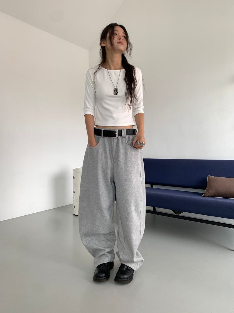 BELT LOOP SWEAT PANTS (2C)